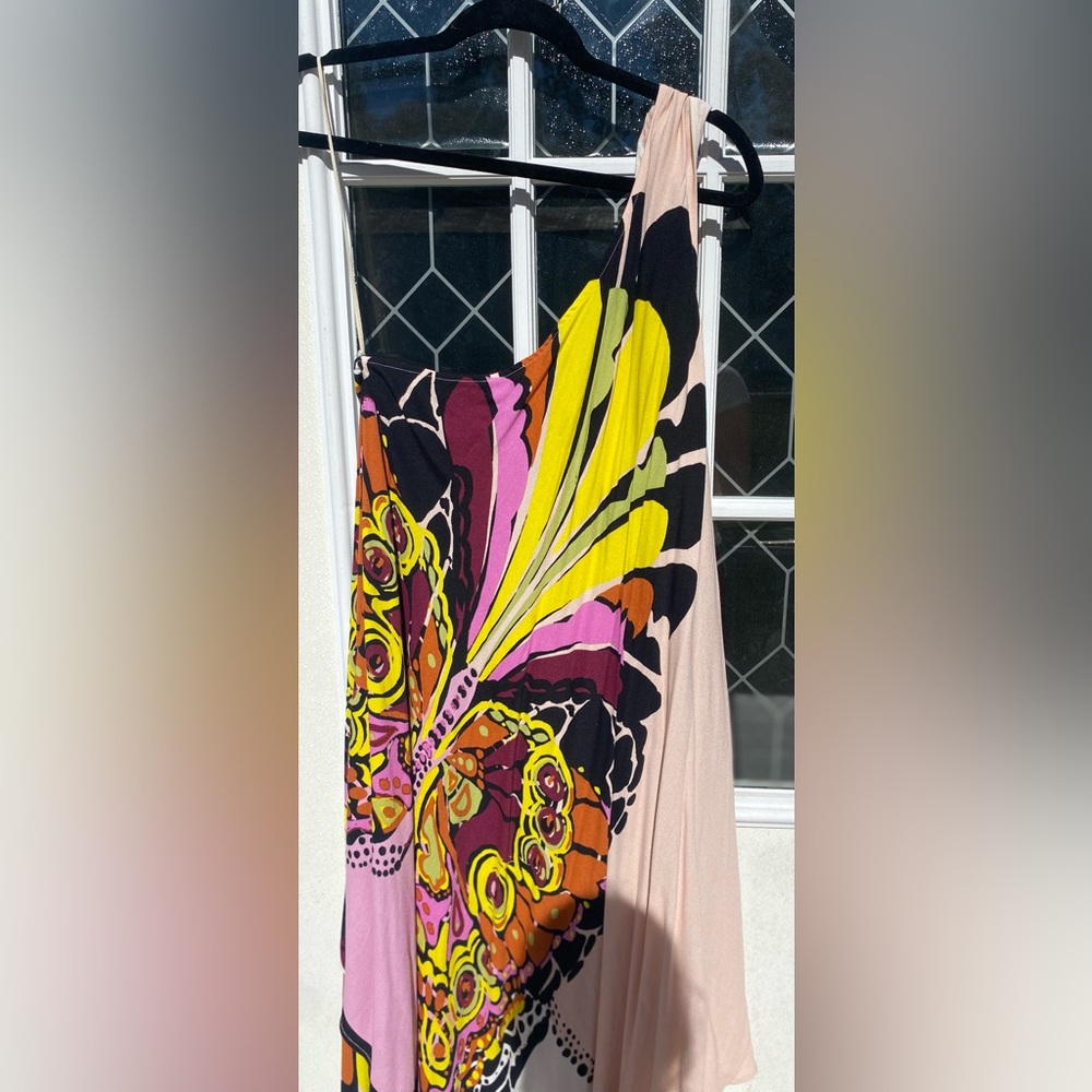 Free People Bold as a Butterfly one shoulder dress